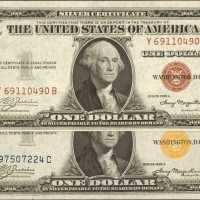 Lot of (2) 1935A Emergency Notes. Choice Uncirculated.