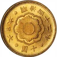 日本明治四十二年拾圆金币。