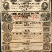 Lot of (5) Obsolete Notes from Minnesota, Ohio and Pennsylvania. Very Fine to Choice Uncirculated.