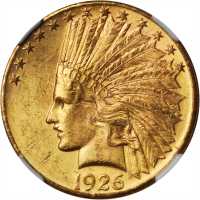 1926 Indian Eagle. MS-62 (NGC).