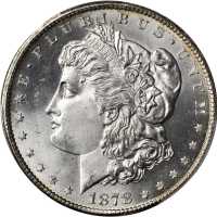 1878-CC Morgan Silver Dollar. MS-66+ (PCGS). Gold Shield Holder.