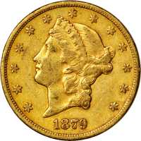 1879-CC Liberty Head Double Eagle. EF-40 (PCGS).