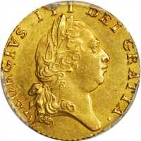 1798年英国乔治三世1/2几尼亚金币。