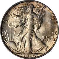 1928-S Walking Liberty Half Dollar. MS-65 (PCGS).