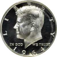 1964 Kennedy Half Dollar. Accented Hair. Proof-67 Deep Cameo (PCGS).
