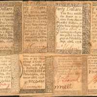 Continental Currency. Collection of (10) Continental Currency Notes from 1778 & 1779 Resolutions. Ve