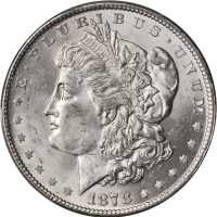 1878 Morgan Silver Dollar. 7/8 Tailfeathers. VAM-41. Top 100 Variety. Strong, 7/7. MS-63 (PCGS).