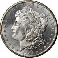1884-CC GSA Morgan Silver Dollar. MS-64 (Uncertified).