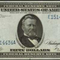 Fr. 1043 (W-2999-E-b). 1914 $50 Federal Reserve Note. Richmond. PCGS Very Choice New 64.