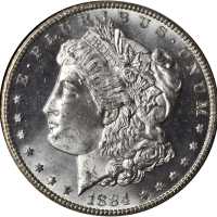 1884-CC GSA Morgan Silver Dollar. MS-65 (NGC).