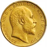 1902年英国1/2英镑金币。