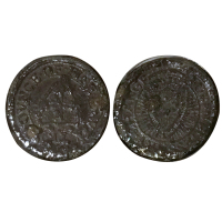 1654年英国克伦威尔摄政期间1法新，近未使用