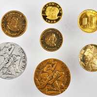 1964-75年金币和纪念章一组。