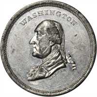 1864 Soldiers Fair at Springfield, Massachusetts Medal. White Metal. 28.6 mm. By J.A. Bolen. Musante