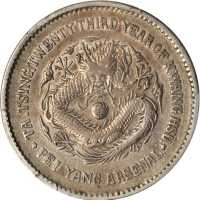 北洋造光绪23年壹圆圆眼 PCGS XF Details