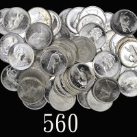 1967、68年加拿大银币25仙一组57枚。近 - 未使用1967 & 68 Canada Silver 25 Cents, group of 57pcs. SOLD AS IS/NO RETURN.