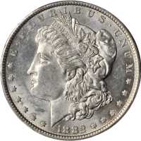 1882-CC Morgan Silver Dollar. MS-61 (PCGS).