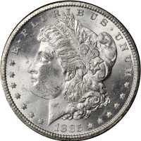 1885-CC GSA Morgan Silver Dollar. MS-62 (NGC).