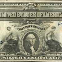 Fr. 252. 1899 $2 Silver Certificate. Very Fine.