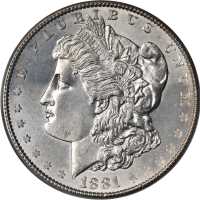 Lot of (3) Morgan Silver Dollars. (PCGS).