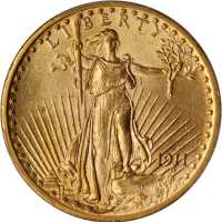 1911-D Saint-Gaudens Double Eagle. MS-63 (PCGS). CAC.