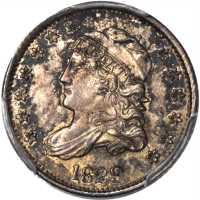 1829 Capped Bust Half Dime. LM-4. Rarity-3. MS-62 (PCGS). CAC.