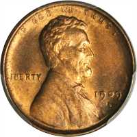 1909-S Lincoln Cent. V.D.B. MS-65 RB (PCGS).