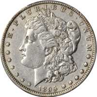 1895-O Morgan Silver Dollar. EF Details--Cleaned (PCGS).