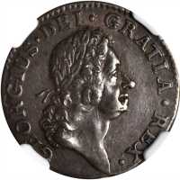 1724 Woods Hibernia Farthing. Martin 3.22-E.2, W-12610. Rarity-4. AU Details--Tooled (NGC).