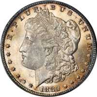 1880/79-CC Morgan Silver Dollar. VAM-4. Top 100 Variety. Reverse of 1878. MS-64 (PCGS).