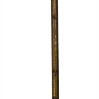 1864 Abraham Lincoln. DeWitt-AL 1864-80. Enameled brass shell. 17.8 x 12.4 mm, not including the pin