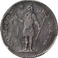 1788 Massachusetts Cent. Ryder 9-M, W-6270. Rarity-6-. Period after MASSACHUSETTS. VF-25 (PCGS).