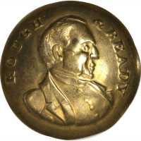 Pair of clothing buttons for the 1848 campaign of Zachary Taylor.