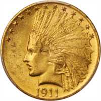1911 Indian Eagle. MS-63 (PCGS).