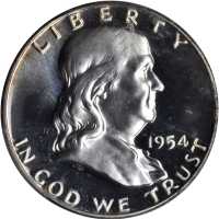 1954 Franklin Half Dollar. Proof-67 Cameo (PCGS).