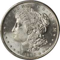1890-S Morgan Silver Dollar. MS-66 (PCGS). CAC.