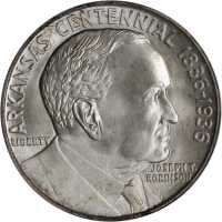 1936 Robinson--Arkansas Centennial. MS-66 (PCGS).