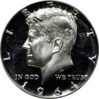 1964 Kennedy Half Dollar. Type II. Proof-69 Deep Cameo (PCGS).
