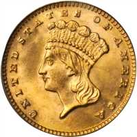 1889 Gold Dollar. MS-66 (PCGS). CAC.
