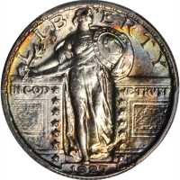 1927 Standing Liberty Quarter. MS-62 (PCGS).