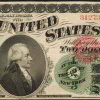 Fr. 41 (W-305). 1862 $2 Legal Tender Note. PCGS Gem New 65 PPQ.
