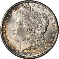 1885-CC Morgan Silver Dollar. MS-63 (PCGS).