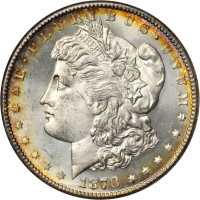 1878-S Morgan Silver Dollar. MS-64 (ANACS). OH.
