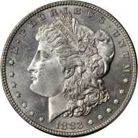 1883 Morgan Silver Dollar. MS-65 PL (PCGS).