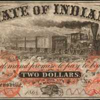 Owensville, Indiana. LeRoy Martin. ND (186x). $2. About Uncirculated. Remainder.