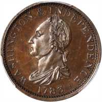 1783 (1851) Draped Bust Copper. Restrike. Musante-Unlisted, Baker-3C, Vlack 14-J, W-10310. No Button
