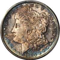 1880-S Morgan Silver Dollar. MS-65 (PCGS).
