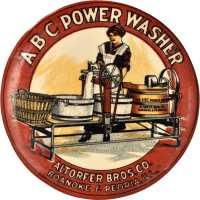 Illinois--Roanoke and Peoria. Undated (Early 20th Century) Altorfer Bros. Co. A B C Power Washer Adv