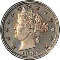 1883 Liberty Head Nickel. No CENTS. Proof-64 (PCGS). CAC. OGH--First Generation.