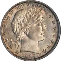 1899-O Barber Half Dollar. MS-65 (PCGS).